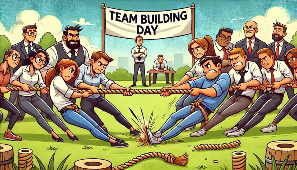 Make your team building more interesting and less competitive