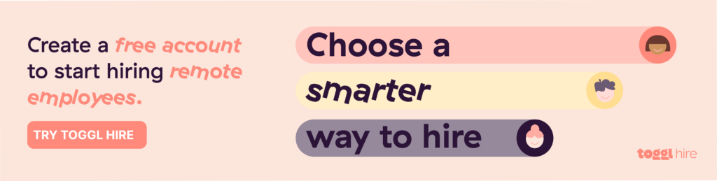 Hire Remote Employees with Toggl Hire