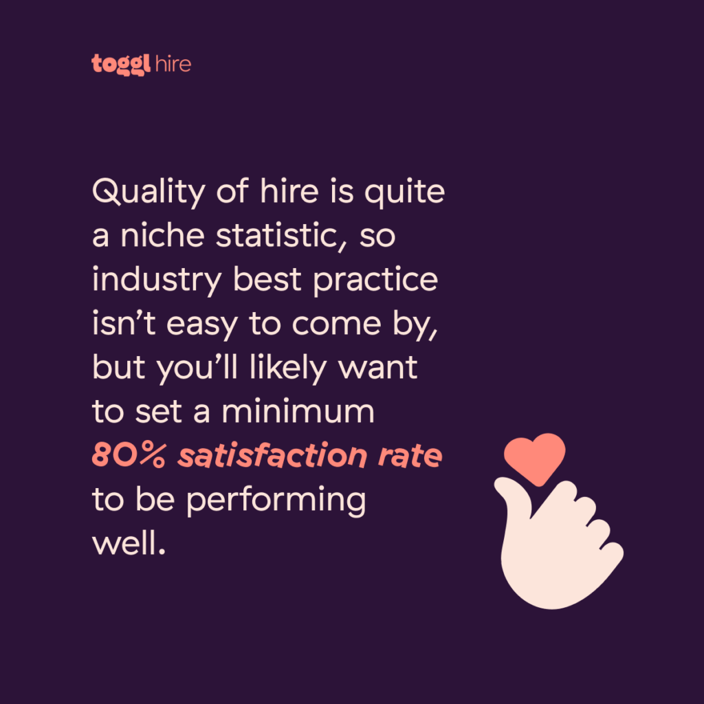 How to measure quality of hire