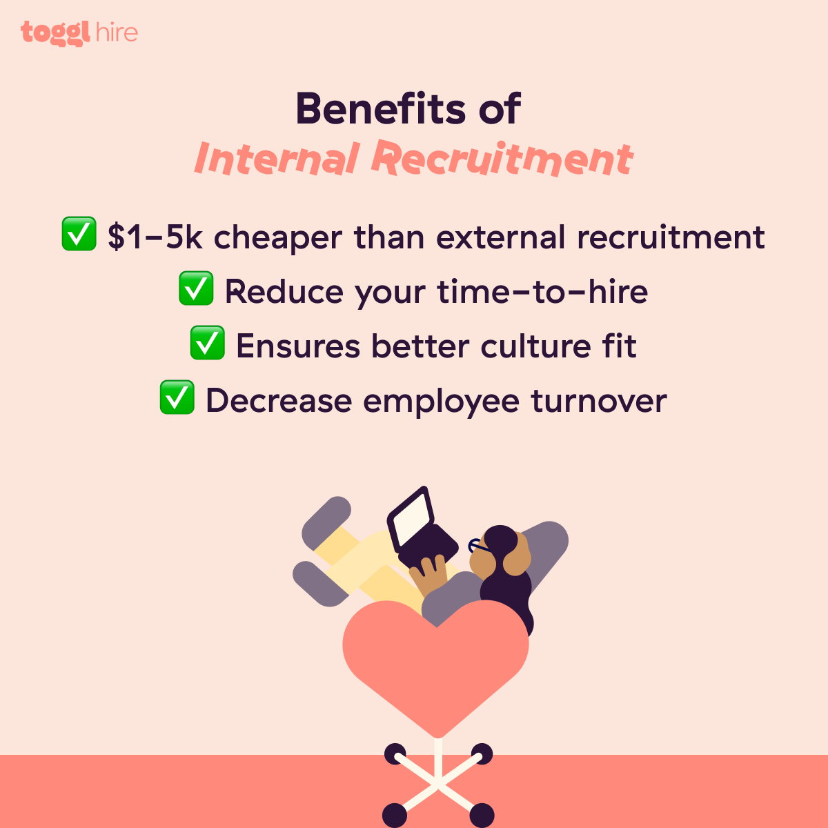 Benefits of internal recruitment