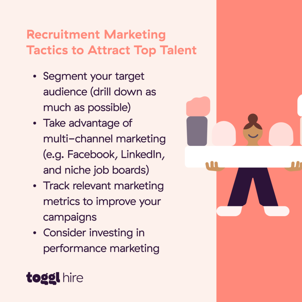 Recruitment marketing tactics to attract top talent