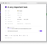 comments and mentions